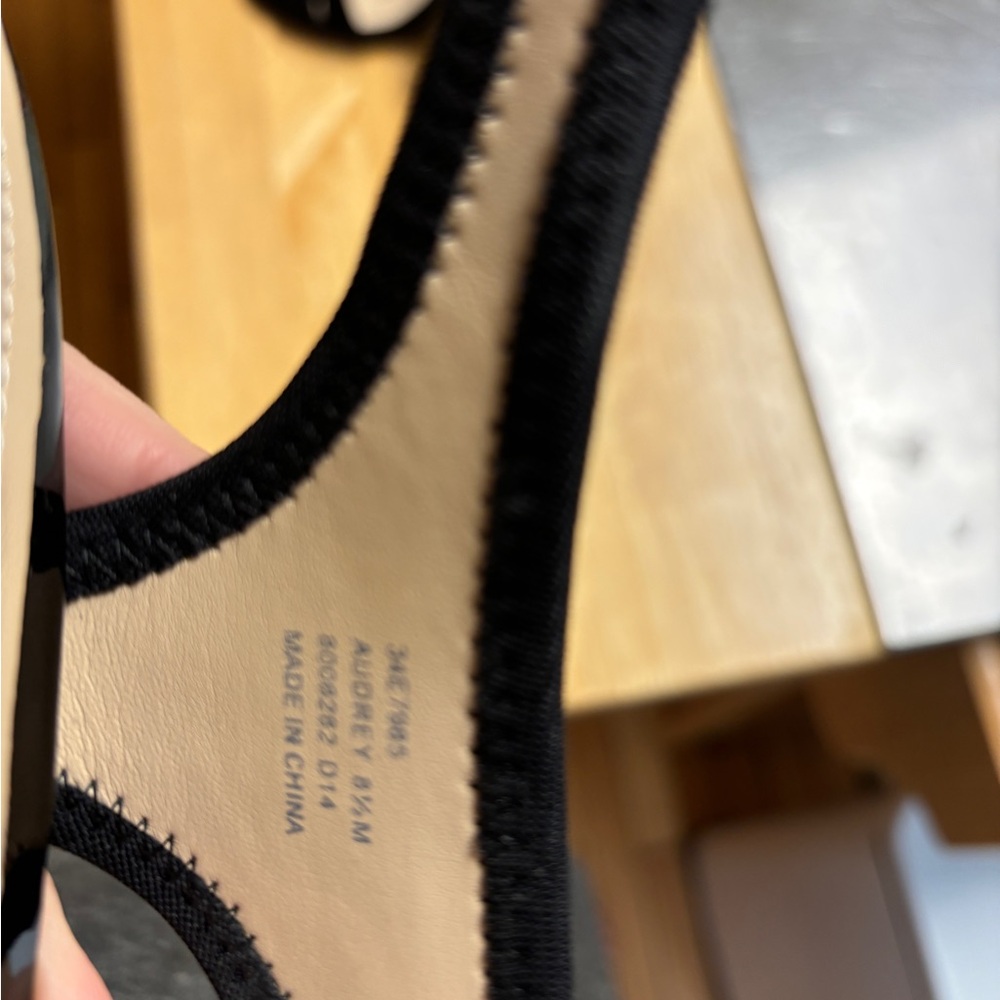Calvin Klein Black Strappy Slingback Heels - Picture 4 of 8